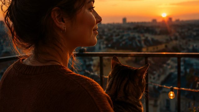 Cherishing Summer Sunsets with Your Feline Companions